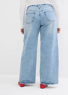 Jeans wide leg extra lunghi, vita media, bonprix