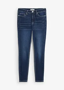 Jeans skinny elasticizzati cropped, a vita media, bonprix