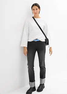 Maglia a righe in puro cotone biologico, bonprix