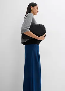 Pantaloni con pinces a vita alta in misto viscosa, bonprix