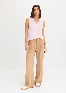 Top di jersey con twist, bonprix