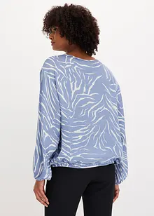 Tunica in satin fantasia, bonprix