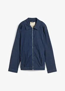 Giacca di jeans con cerniera in stile blouson, bonprix