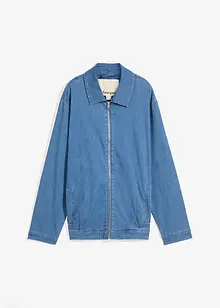 Giacca di jeans con cerniera in stile blouson, bonprix