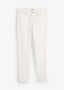 Jeans boyfriend cropped, vita media, bonprix