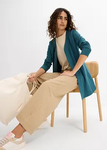 Cardigan in jersey di puro cotone biologico, bonprix