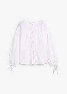 Blusa con laccetti, bonprix