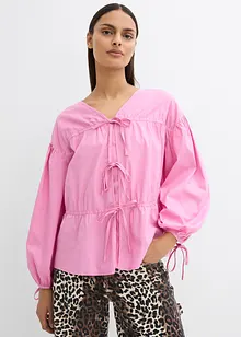 Blusa con laccetti, bonprix