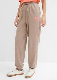 Pantaloni in felpa di puro cotone, bonprix