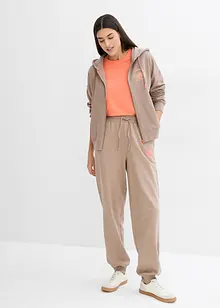 Pantaloni in felpa di puro cotone, bonprix