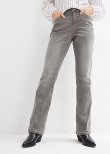 Jeans bootcut, vita alta, bonprix