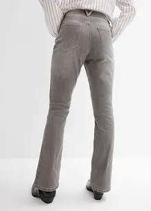 Jeans bootcut, vita alta, bonprix