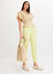 Blusa in misto viscosa morbido, bonprix