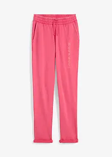 Pantaloni in felpa  con stampa in materiale pesante, bonprix