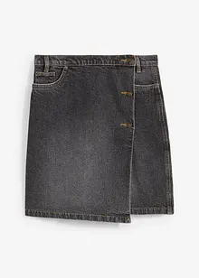 Gonna di jeans con effetto a portafoglio, bonprix