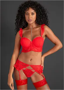 Reggicalze in pizzo con pailettes delicate, bonprix