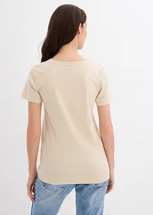 T-shirt in puro cotone biologico, bonprix