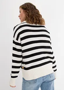 Maglione boxy traforato, bonprix
