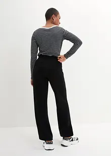 Pantaloni larghi in misto viscosa, bonprix