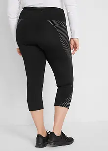 Leggings sportivi a pinocchietto con taschina, bonprix