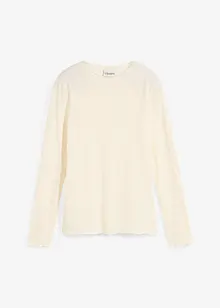 Maglia a maniche lunghe semitrasparente, bonprix