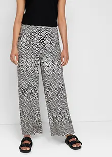 Pantaloni a palazzo in misto viscosa, bonprix