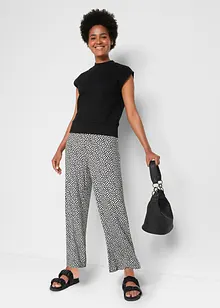 Pantaloni a palazzo in misto viscosa, bonprix
