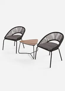 Tavolo e sedie da giardino (set giardino 3 pezzi), bonprix