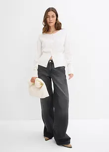 Cardigan in filato fine, bonprix