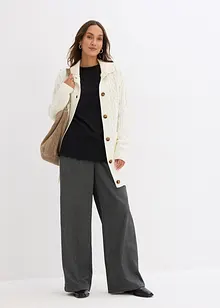 Maglia a maniche lunghe in misto cotone, bonprix