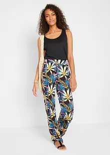 Pantaloni a palazzo in morbido jersey di misto viscosa, bonprix