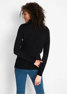 Maglione basic a collo alto, bonprix