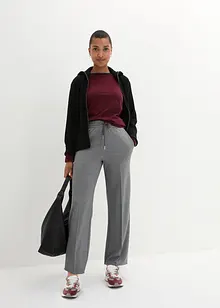 Pantaloni larghi in misto viscosa, bonprix