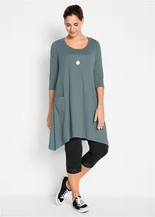 Leggings a pinocchietto con pizzo, bonprix