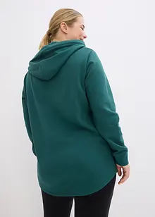 Tuta sportiva con felpa lunga e leggings (set 2 pezzi), bonprix