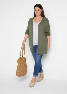 Cardigan lungo aperto, bonprix