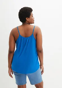 Top con spalline sottili in viscosa fluente, bonprix