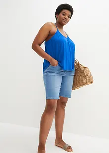 Top con spalline sottili in viscosa fluente, bonprix