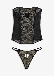 Corsetto e slip (set 2 pezzi), bonprix