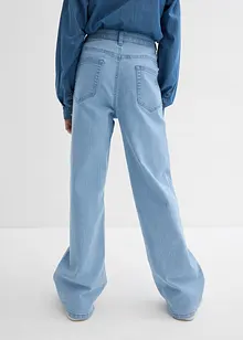 Jeans wide leg, vita media, bonprix