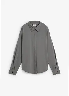 Blusa oversize reversibile in misto viscosa, bonprix