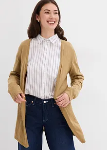 Cardigan in puro cotone fiammato leggero, bonprix