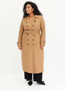 Trench lungo con cintura, bonprix