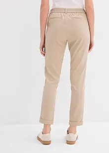 Pantaloni chino in misto viscosa, bonprix