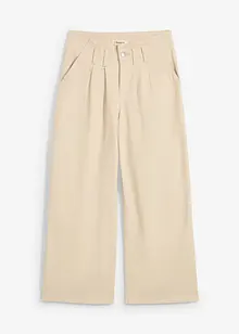 Pantaloni in twill cropped, bonprix