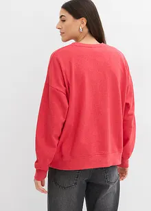 Felpa oversize in misto cotone morbido, bonprix