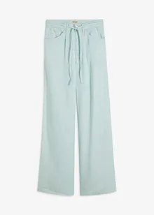 Pantaloni in Lyocell con pinces e laccetto annodabile in vita, bonprix