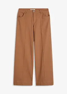 Pantaloni in twill con piega, bonprix