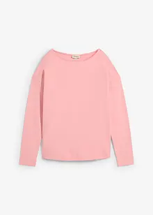 Maglia a maniche lunghe in puro cotone biologico pesante, bonprix