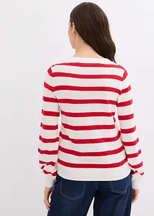 Maglione con maniche lunghe leggermente a palloncino, bonprix